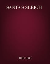 Santa's Sleigh Unison/Two-Part choral sheet music cover